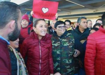 Claudia Sheinbaum llega a Chihuahua para su gira en el norte de México