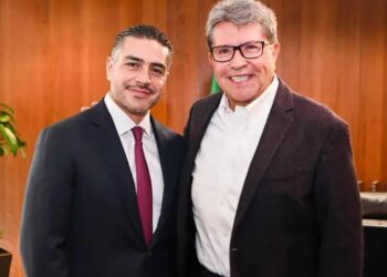 García Harfuch sostiene reunión de trabajo con Ricardo Monreal