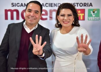 Coalición “Sigamos Haciendo Historia” presenta a Lorenia Valles y Heriberto Aguilar como precandidatos únicos al Senado por Sonora