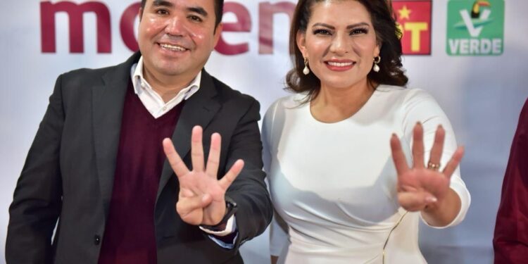 Coalición “Sigamos Haciendo Historia” presenta a Lorenia Valles y Heriberto Aguilar como precandidatos únicos al Senado por Sonora