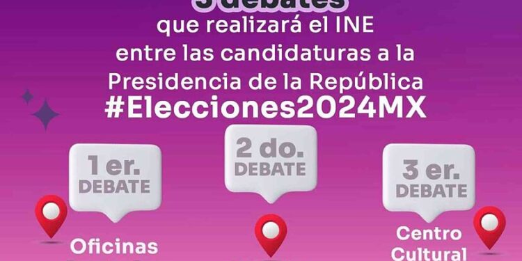 INE aprueba sedes para los tres debates presidenciales; serán de asistencia obligatoria