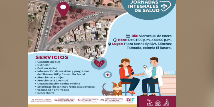 Preparan “Jornadas integrales por la salud” en sector Rastro