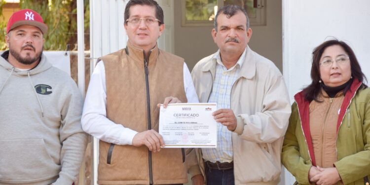 Entrega  Elías Retes Obras del  CMCOP por más de un millón de pesos