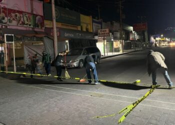 Intensifica SSPM trabajos de franjas peatonales para prevención de accidentes