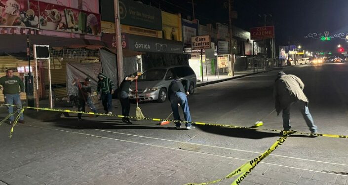 Intensifica SSPM trabajos de franjas peatonales para prevención de accidentes
