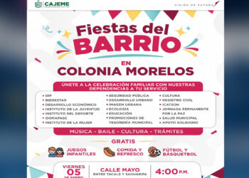 Invita gobierno municipal a la cuarta edición de la fiesta del barrio