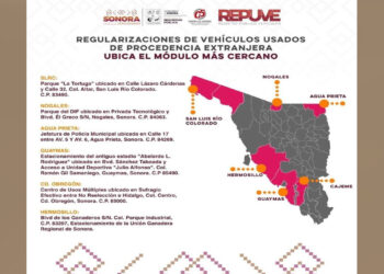 Repuve instalará módulos fijos en municipios para regularizar vehículos usados de procedencia extranjera