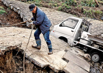Suman 126 muertos por terremoto en Japón; se registran 211 desaparecidos