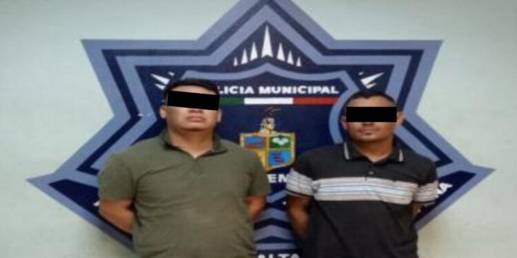 Elementos de la SSPM capturan a dos hombres por el delito de lesiones dolosas