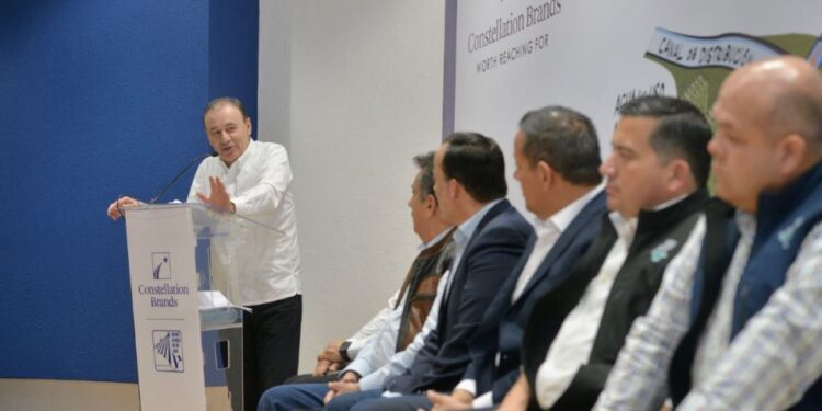 Impulsa Gobernador Durazo desarrollo de productores del Valle del Yaqui con sistema de bombeo