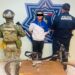 Aprehenden en barridos policía municipal y marina a sujetos con armas  prohibidas