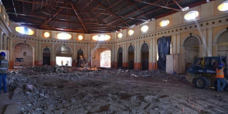 Supervisa Cecop avance de rehabilitación integral del Mercado Municipal No.1 en Hermosillo