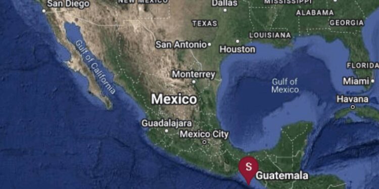 Tiembla al sureste de Chiapas