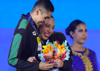 Ganan Mexicanos  medalla de bronce en natación artística