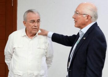 Se reúne Embajador Ken Salazar con gobernador de Sinaloa; destaca compromiso comercial