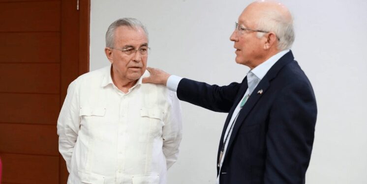 Se reúne Embajador Ken Salazar con gobernador de Sinaloa; destaca compromiso comercial