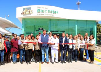 Inauguran  Sucursal Del Banco Del Bienestar En El Puerto De Yavaros