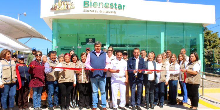 Inauguran  Sucursal Del Banco Del Bienestar En El Puerto De Yavaros