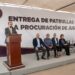 Entrega gobernador Alfonso Durazo patrullas para fortalecer labor de la FGJES
