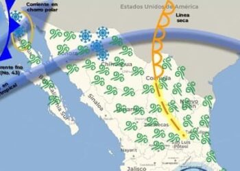 Por entrada de Tormenta Invernal se pronostican lluvias
