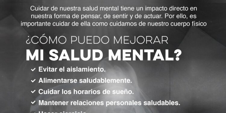 Cuidado de la salud mental inicia con pequeñas acciones: DGSMA