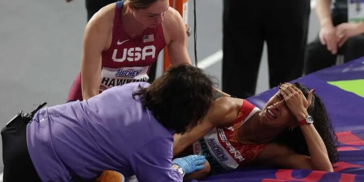 Dolor y lágrimas de María Vicente; se perderá los Juegos Olímpicos