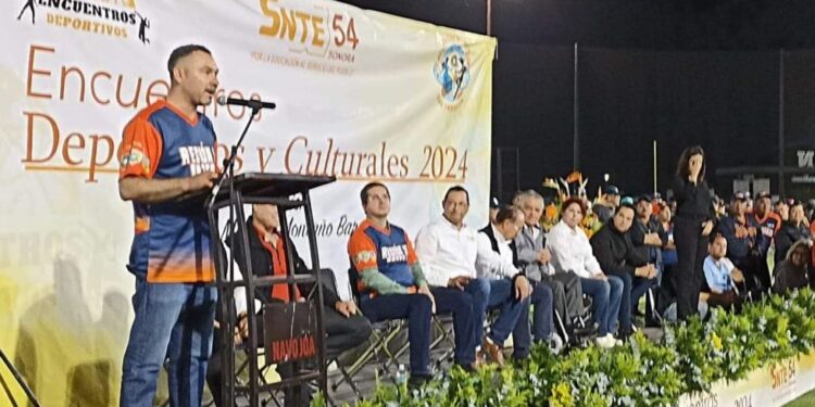 Gran Inauguración de encuentros  Deportivos y Culturales 2024 del SNTE Sección 54  «Profesor Manuel Montaño Barceló «