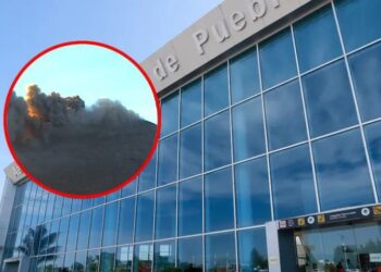 Cierran aeropuerto de Puebla por ceniza del Popocatépetl