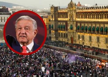 López Obrador elogia conducta de mujeres en marcha del 8M; ‘se portaron muy bien’