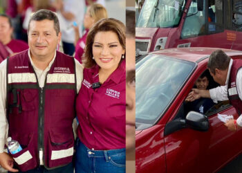 Persiste Jacobo Mendoza en su campaña a ras de suelo; realiza activación junto a la Fórmula ganadora al senado