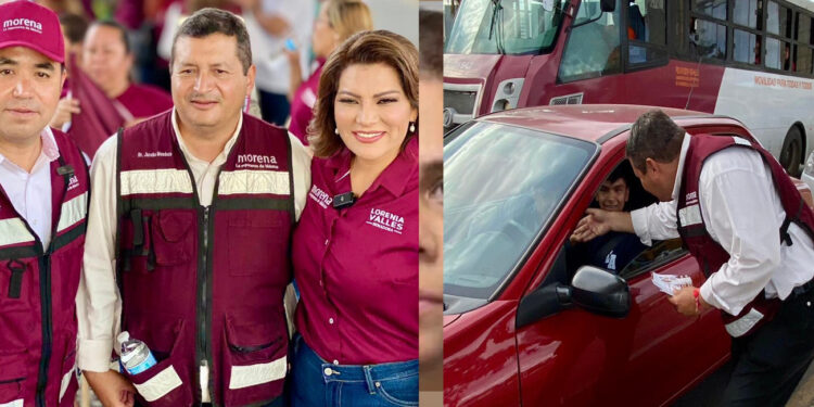 Persiste Jacobo Mendoza en su campaña a ras de suelo; realiza activación junto a la Fórmula ganadora al senado