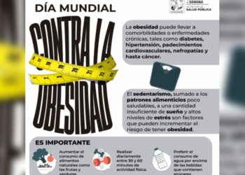 Llama Salud Sonora a prevenir y atender a tiempo la obesidad