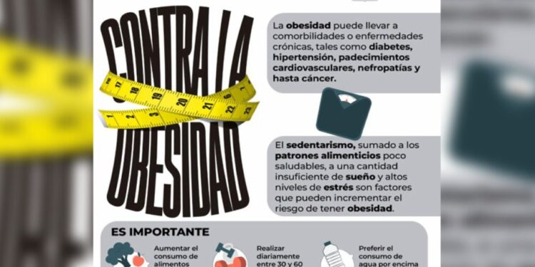 Llama Salud Sonora a prevenir y atender a tiempo la obesidad