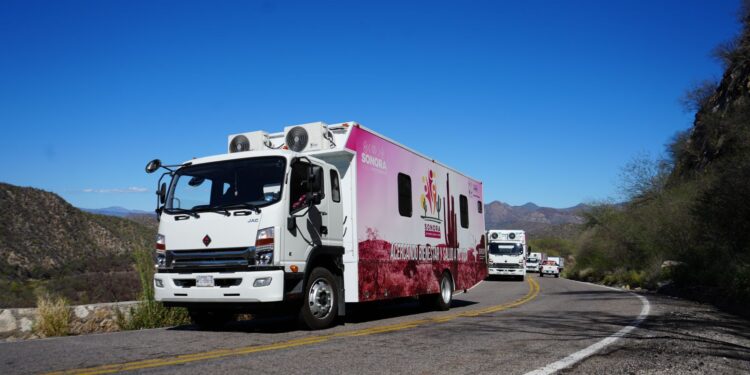 Inician su recorrido las Unidades Móviles de Salud Pública en el territorio Sonorense