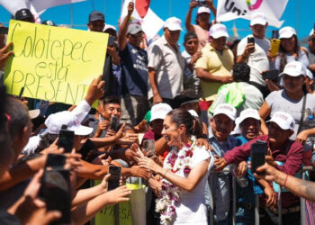 CLAUDIA SHEINBAUM, LUEGO DE REUNIRSE CON MÁS DE 50 MIL PERSONAS EN OAXACA VISITA PUEBLA Y MORELOS