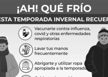 Salud Sonora recomienda protegerse ante la presencia de bajas temperatura en la entidad
