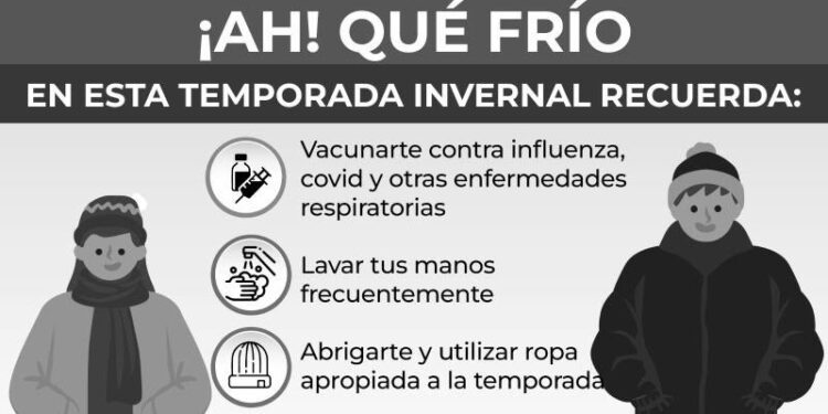 Salud Sonora recomienda protegerse ante la presencia de bajas temperatura en la entidad