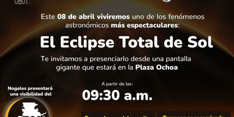 Invitan a presenciar el Eclipse en la Plaza “Ochoa” el lunes