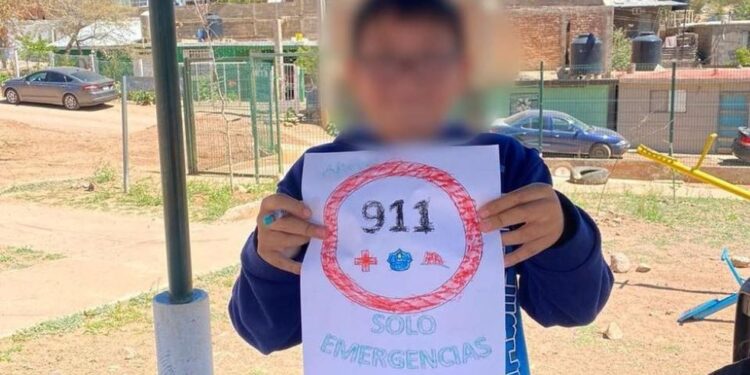 SSP Sonora crea conciencia desde la niñez del uso responsable de la línea de emergencias