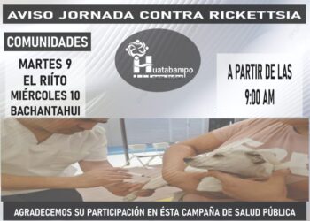 Jornada de Salud Pública con Jornada contra la Rickettsia.