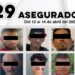 Detiene Policía Estatal a 29 personas en tres días de operativos.