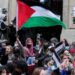 Estudiantes en Francia condenan acciones de Israel en Gaza