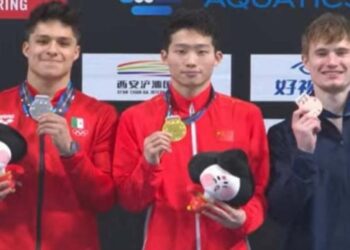 Mexicano Osmar Olvera logra plata en Copa del Mundo de Clavados en China