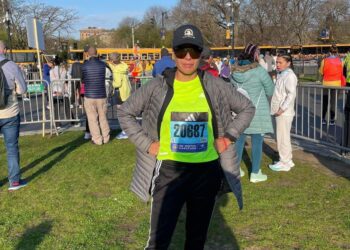 Representó Cecilia Moreno a Nogales en Maratón de Boston