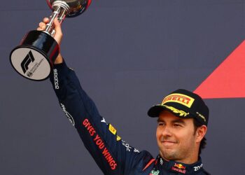 Checo Pérez, segundo lugar en el GP de Japón