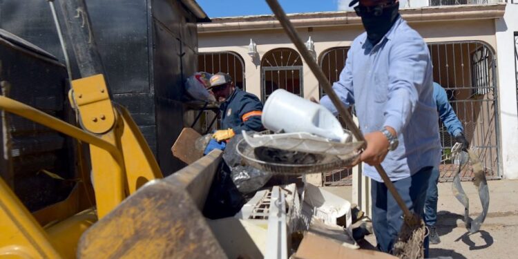 Acopia el Ayuntamiento de Hermosillo 143 toneladas en las jornadas de descacharre realizadas al Norte de la ciudad