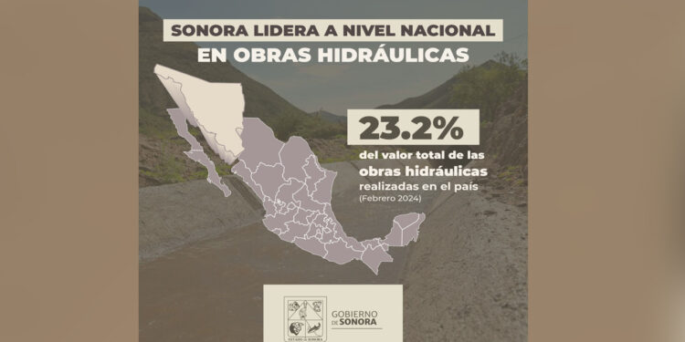 Registra Sonora mayor inversión en obras hidráulicas en México