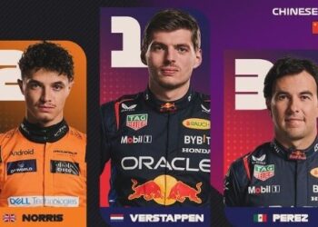 Verstappen gana  el Gran Premio de China; Sergio ‘Checo’ Pérez queda tercero