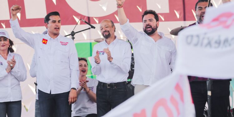 Celida y Froylán apoyan a candidatos de la 4T en el norte del estado