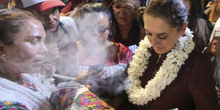 Abierto apoyo de la izquierda española a Claudia Sheinbaum